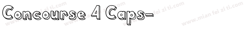 Concourse 4 Caps字体转换